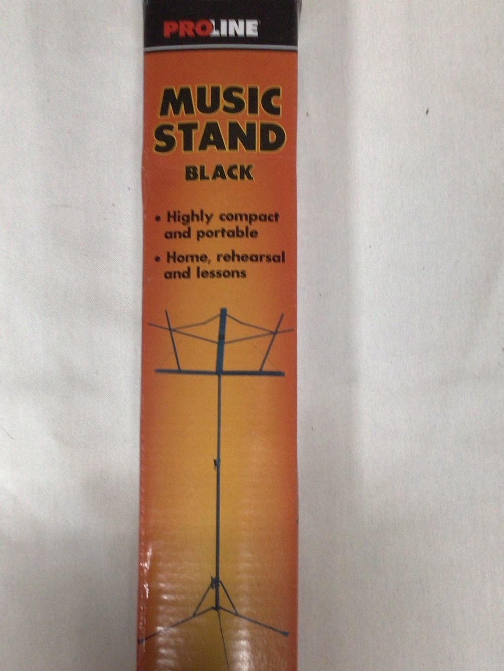 ProLine Black Adjustable Music Stand - Portable Sheet Holder